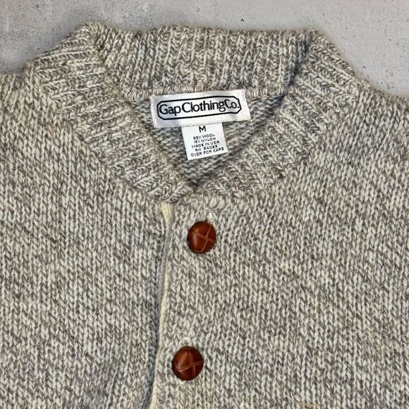 Vintage GAP Clothing Co. Wool Blend Sweater - Men's Medium / Women's Large - Picture 2 of 8
